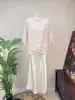 Zhi LiNova Camiseta Básica Jacquard Vazado Borboleta Manga Curta Estilo Chinês Novo Verão 2026 Novo Estilo Nacional Gola Redonda Top para Mulheres