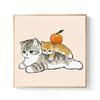 Pintura al óleo digital de gato estilo nórdico DIY para sala de estar, habitación infantil, dormitorio pequeño y fresco, pintado a mano, relleno decorativo, pintura colgante