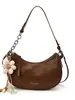 Venta al por mayor transfronteriza de bolsos de axila para mujer de estilo vintage nuevo, bolsos tipo dumpling modernos y elegantes para salir, bolsos de mano, de hombro y cruzados