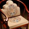 Cojín de respaldo nuevo estilo chino Redwood Circle Chair Cushion Respaldo integrado Rohan Bed Cloud Pillow Tea Chair Cushion Cojín de cintura