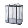Cesta de ropa sucia para colgar en la pared, bolsa de malla de gran capacidad para ropa sucia, cesta de ropa sucia para baño, cesta de ropa sucia plegable portátil