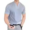 2026 Nuevo Estilo de Verano Camiseta Deportiva Fitness para Hombres Musculosos Camiseta de Verano Elástica de Manga Corta para Hombres Talla Europea
