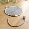Alfombra para Rascar Gatos de Cuerda de Algodón, Rascador para Gatos de Cuerda de Algodón Tejida Engrosada y Resistente al Desgaste, Juguete de Cuerda con Bola para Mascotas Lavable