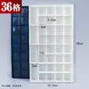 Caja de Mezcla de Colores Dura de 24 Rejillas, 25 Rejillas, 36 Rejillas, Bandeja de Mezcla de Colores con Tapa de Plástico, Caja de Pintura de Acuarela con Tapa Suave