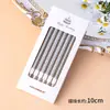 Venda por Atacado Vela Lápis Bolo Inserção para Assar Festa Celebração Banho de Ouro Fina Haste Longa Velas de Aniversário Sobremesa de Festa