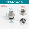 Adaptador hidráulico acero 45# Yonghua cono de 24 grados férula sello ED fitting para manguera 1CB 1CM 1DB 1DM