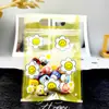 En Stock Bolsas de Regalo con Cierre Autocierre Florales de Cara Sonriente de Mano Empaques para Dulces Bandas Elásticas Scrunchies Joyería Pasador