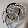 Pente de Dentes de Bolinhas Estilo Francês Fita de Cabelo Alta Simples Versátil Faixa Fixa Doce Delicada Emagrecedor Facial Acessório de Cabelo Modelo Novo