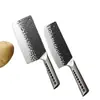 Cuchillos Yangjiang, cuchillos de cocina para el hogar, cuchillos para rebanar y cortar carne, cuchillos de cocina afilados de doble propósito, cuchillos afilados de acero inoxidable martillado