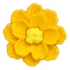Flores Coloridas Adesivos de Borracha Macia 3D Decorações Planas para Capas de Celular Papelaria Acessórios de PVC 3D Acessórios para Joias DIY