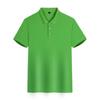 Camisa polo de manga curta com lapela de verão camiseta empresarial roupas de trabalho impressão bordado logotipo atacado