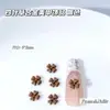 Desenho Animado Torção Combinação Liga Manicure Vídeo Trevo da Sorte Cor de Doce Misturado Unha Joias Acessórios Atacado