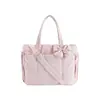 Bolso tote de mujer transfronterizo, bolsa de almacenamiento multi-bolsillo de gran capacidad para el trabajo, viajes casuales, bolso de hombro portátil