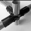 Acessórios para Estufas Conectores de Tubos de Aço, Conectores de Aço Inoxidável de Duas Vias, Quatro Vias, Três Vias, Tubos de Aço com Barra de Arame, Grampos Bico de Pato