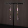 Bolsa de la Suerte de Aretes Florales de Estilo Chino Nuevo, Nuevos Aretes de Gancho Populares, Aretes Niche de Alta Gama, Aretes Únicos, Joyería de Estilo Chino