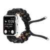 Adecuado para Apple Apple Watch1/2/3/4/5/6 cuerda de paraguas color floral a juego elástico correa exterior de ocio