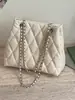 Bolso Acolchado con Cadena de Moda Versátil para Mujer 2026 Nuevo Modelo de Gama Alta Versátil para el Trabajo Bolso de Hombro Cruzado Tote
