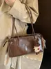 Yuezi 2026 Otoño/Invierno Nueva Elegante de Alto Valor Gran Capacidad Bolso de Hombro Individual Debajo del Brazo Bolso de Mano Retro Moda Bolso Baguette