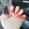 Comercio Exterior Uñas Postizas Sencillas Armadura Portátil Transfronteriza Piezas de Manicura Desmontables Armadura Almendra Parche de Manicura Desmontable