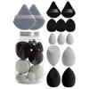 Explosões Transfronteiriças Pós Solto Embalado Kit com 14 Peças de Esponjas de Pó Beauty Egg Esponja para Polegar Esponja de Pó de Algodão Mini Esponja de Pó