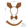 Diadema con orejas de canguro para niños y adultos, ideal para actuaciones en escenarios, jardín de infantes, pequeños animales y accesorios de juego.