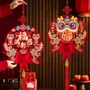 Decoración Alegría de Moverse Carácter Fu Decoración para Casa Nueva Adornos Colgantes Suministros para Ceremonia de Mudanza Colgante para Puerta de Entrada
