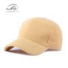 Chapéu Transfronteiriço Feminino Outono e Inverno Novo Boné de Baseball de Veludo Estilo Coreano Masculino e Feminino Simples Cor Sólida Boné com Aba para Aquecimento e Tendência