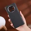 Adecuado para Huawei MateX Edición Coleccionista Pantalla Plegable 50% de descuento, funda protectora magnética con cuero liso, anticaídas, sensación de negocio de alta gama