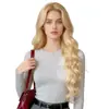 Venta al por mayor transfronteriza de pelucas: Pelucas estilo JK para ídolos femeninos, con raya en medio, cabello largo y ondulado, y cobertura completa de la cabeza, adecuadas para la moda lolita