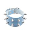 Nova Joia Transfronteiriça Pulseira de Couro Simples Estilo Punk 2 Fileiras Rebites Personalizada Moderna Rock Pulseira Masculina Pulseira