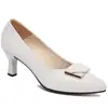 Zapatos de Salón de Punta Fina para Mujer, Zapatos de Mujer de Cuero Suave de Tacón Medio para Verano, Nuevos Zapatos de Tacón Bajo para Primavera y Otoño 2026 para Madres de Mediana Edad