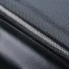 Película Negra con Patrón de Puntos de TPU Premium Estampada en Oro Tela de Pongee Hielo Cristalino Material de Cortina Parasol Delantero para Techo Solar de Coche Portátil