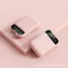 Power Bank al por mayor pequeño portátil auto-cableado 20000 mA carga rápida gran capacidad logo personalizado fuente de alimentación móvil