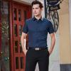 Camisa de trabalho de escriturário camisa masculina e feminina manga curta entrevista terno formal camisa profissional roupas de trabalho femininas de verão