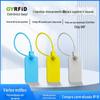 Etiqueta RFID Descartável para Sapato e Roupa Antifalsificação Antirroubo Bolsa Anti-Ajuste Abraçadeira de Cabo UHF Etiqueta Antifalsificação Antiviolação Abraçadeira de Cabo