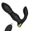 Masajeador de Próstata Telescópico, Control Remoto Inalámbrico, Vibrador de Tapón Anal de Silicona, Juguetes Sexuales para Adultos al por Mayor