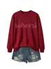 Amazon eBay loja independente moletom casual confortável e divertido feminino seringa gato estetoscópio coelho outono e inverno
