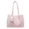Bolso de Lona para el Trabajo para Mujer 2025 Nuevo de Moda Verano Bolso de Hombro Bajo el Brazo Bolso Tote Casual de Gran Capacidad