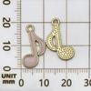 Mezcla 40 Dibujos Animados Europeos y Americanos de Goteo de Aceite Instrumentos Musicales Guitarra Piano Tono Aleación Colgante Pulsera DIY Accesorios de Joyería