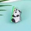 Lindo Panda Flor Caricatura Sello Decorativo Clip para Regalo Clip para Notas Clip Acrílico PP Clip Personalizado Clip para Unión de Exámenes