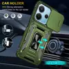 Capa de Celular Xiaomi Aplicável Transfronteiriça Poco X7 5g Janela Deslizante Suporte Multifuncional Horizontal e Vertical Capa de Celular Anti-Queda Militar