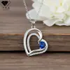 Collar Corazón a Corazón para Mujer, Marca de Nicho de Lujo Ligero, Joyería Transfronteriza, Accesorios con Forma de Corazón, Accesorios de Moda de Alta Gama para Mujer