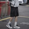 Pantalones cortos casuales de estilo japonés para hombre, de marca de moda de gran tamaño, estilo americano, funcionales, retro, para verano
