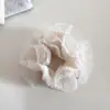 Anillo para el pelo con borde de oreja plisado de organza, Cuerda para el pelo de Ballet Francés, Bolas Suaves Versátiles, Goma para el Pelo, Accesorios para el Pelo de Tendón