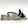 Caixa de Cauda de Pesca Acessórios de Bloqueio de Liberação Rápida Modificados Base de Caixa Traseira de Liga de Alumínio para Motocicleta Slot de Cartão de Placa de Aço Inoxidável