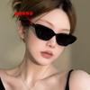 Novos Óculos de Sol Olho de Gato Transfronteiriços Europeus e Americanos A Moda do TikTok Proteção UV Feminino Personalidade de Alto Nível Óculos de Sol para Fotos de Rua