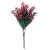 Buquê Artificial Flores de Plástico e Ramos de Grama para Casamento e Decoração Interna de Casa, Arranjos Florais, Ornamentos de Plantas Verdes, Plantas Verdes Artificiais Falsas