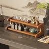 Estante de Almacenamiento para Portavasos Estante de Almacenamiento de Escritorio Almacenamiento de Encimera Multicapa Soporte para Tazas de Té Estante de Almacenamiento para Tazas de Té y Agua para el Hogar