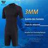 Fatos de Surf e Mergulho de 3mm para Homens e Mulheres, Fatos Quentes para Snorkel, Fatos Molhados à Prova de Frio para Natação, Fatos de Mergulho Livre de Secagem Rápida