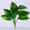 Pared de plantas con planta de simulación de pasto, planta pequeña verde, accesorios de decoración de pared de plantas bonsái de simulación para oficina